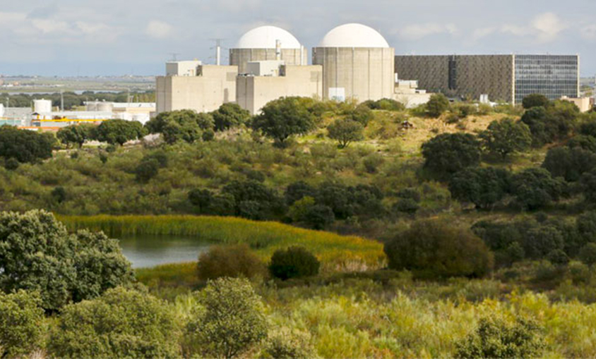La central nuclear de Almaraz.