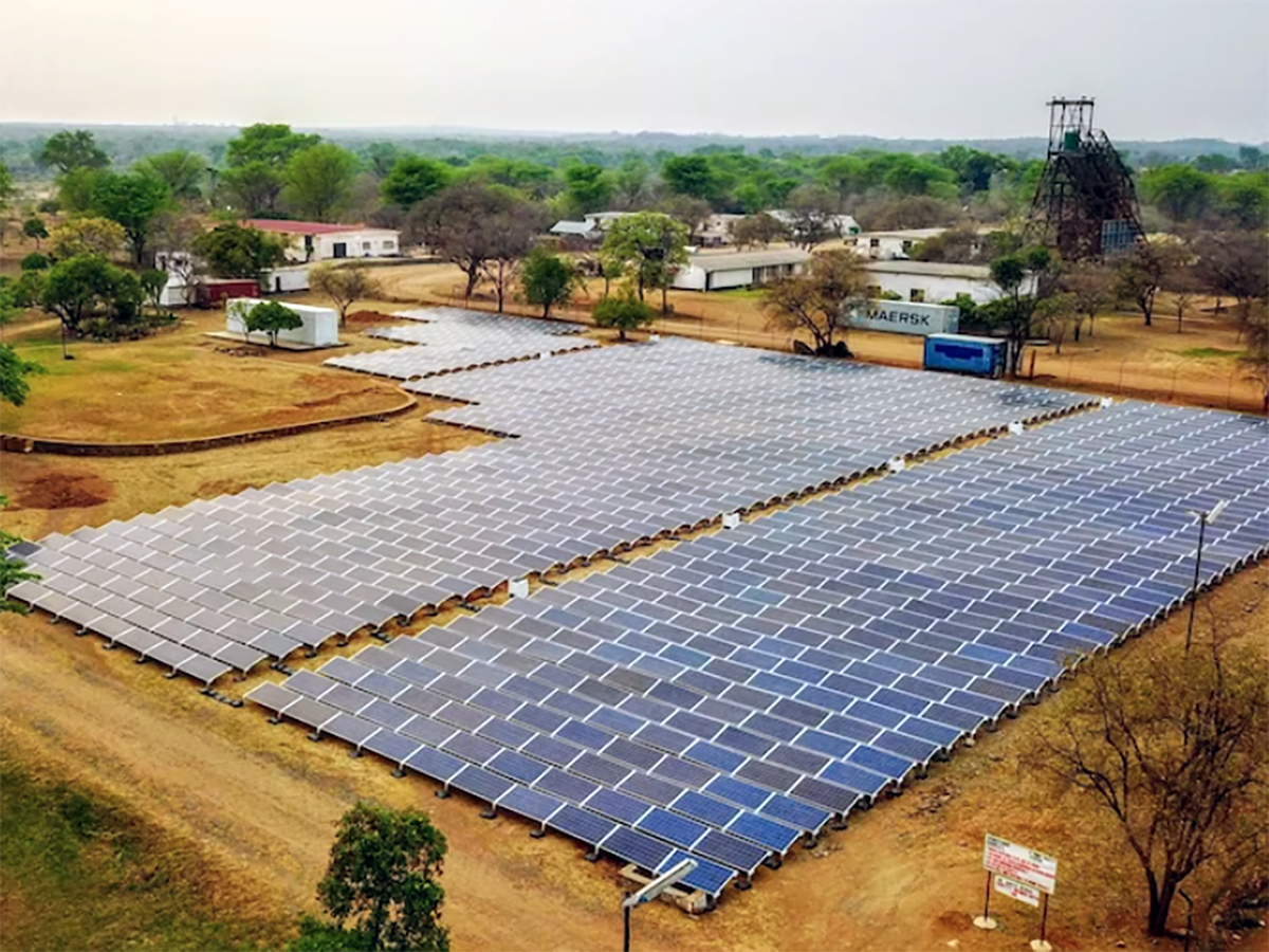 Proyecto fotovoltaico en África.