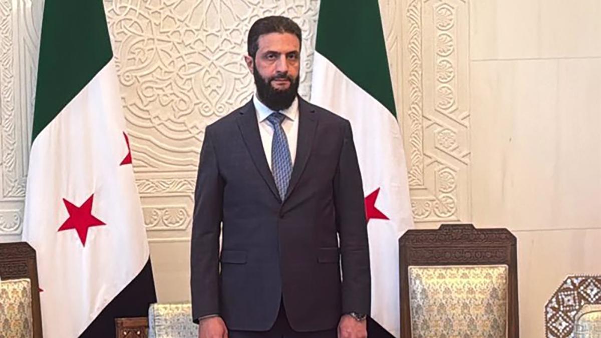 Al líder 'de facto' de Siria, Ahmed Husein al Shara.
