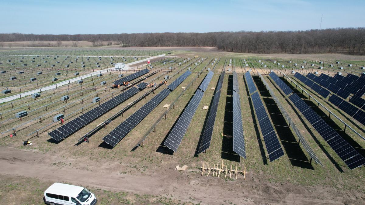 El proyecto de Doral Renewables es un ejemplo de agrivoltaica. 