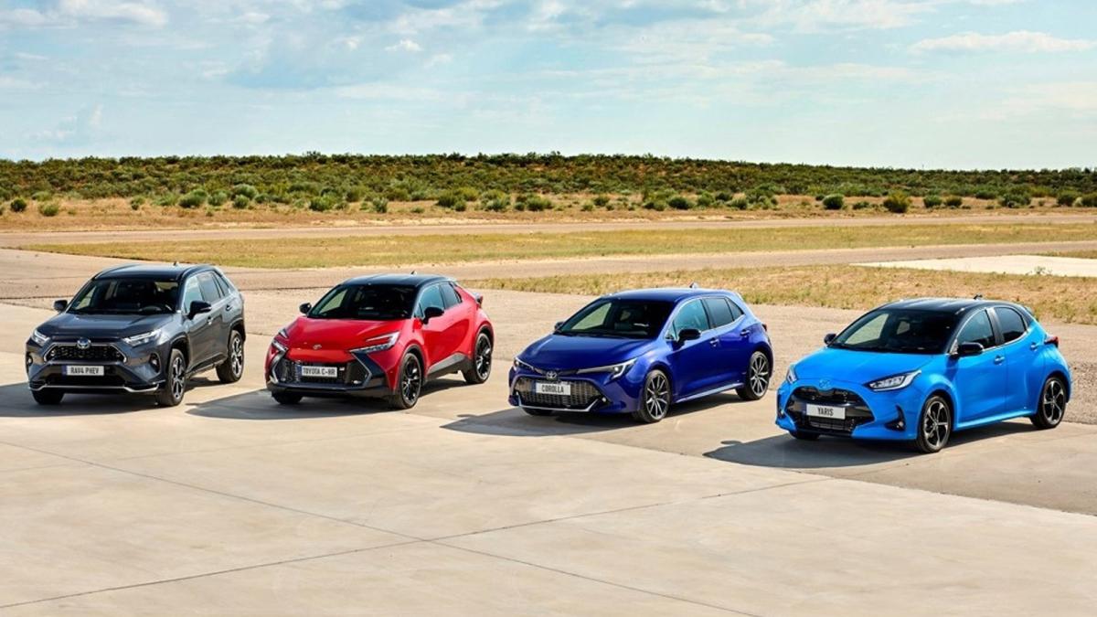 Gama de turismos de Toyota España.